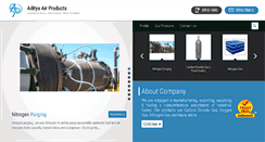 Desktop Screenshot of adityaairproducts.com